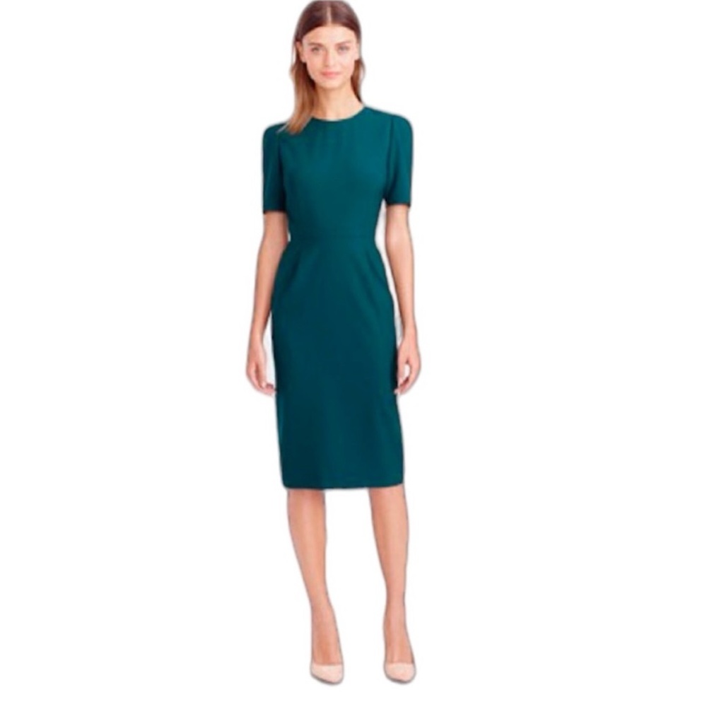 J. Crew Teal Sheath Dress